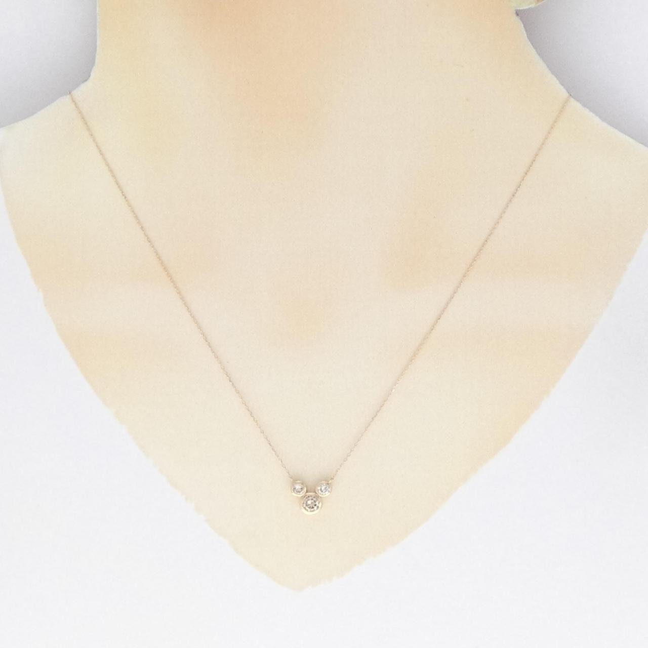 K18PG ダイヤモンド ネックレス 0.50CT
