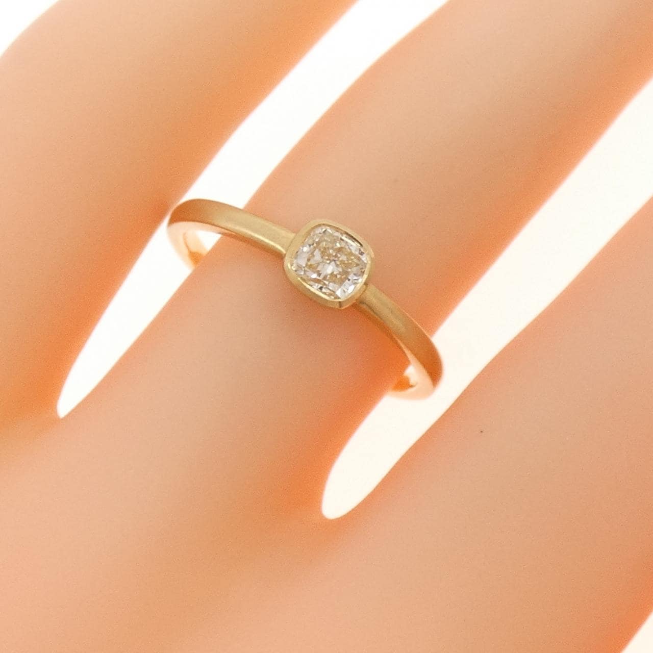 【新品】K18YG ダイヤモンド リング 0.31CT
