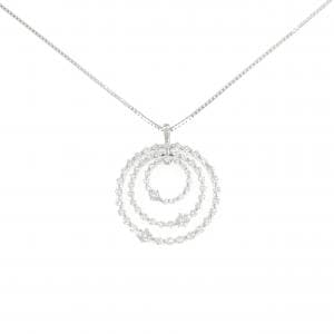 K18WG ダイヤモンド ネックレス 1.52CT