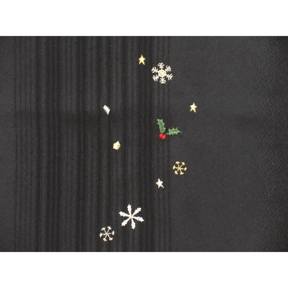 【新品】帯揚　クリスマス