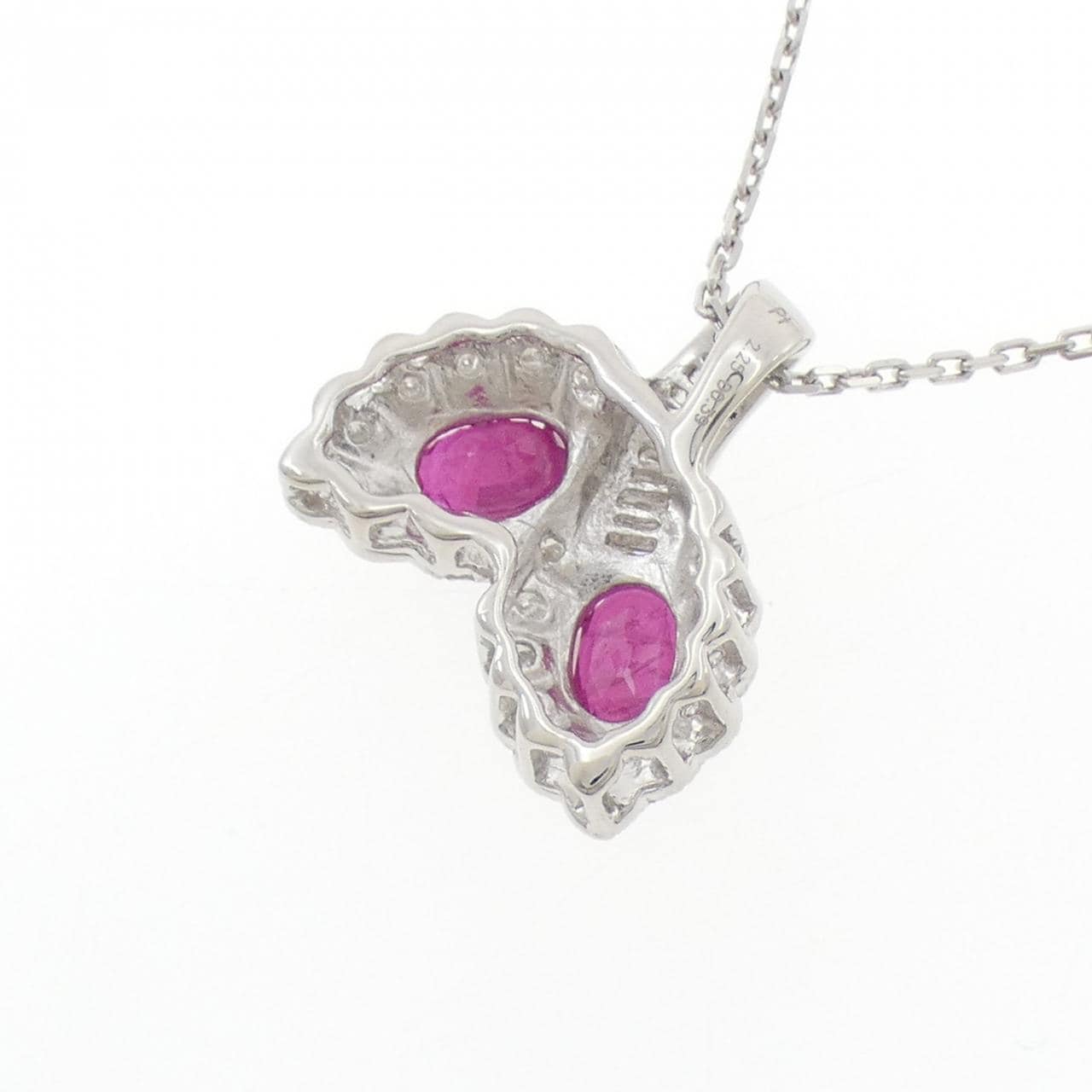 PT/PT850 ルビー ネックレス 2.25CT