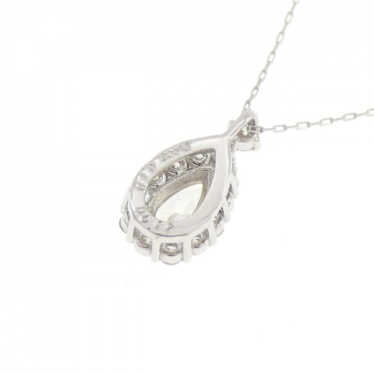 【新品】PT900/PT850 ダイヤモンド ネックレス 0.19CT