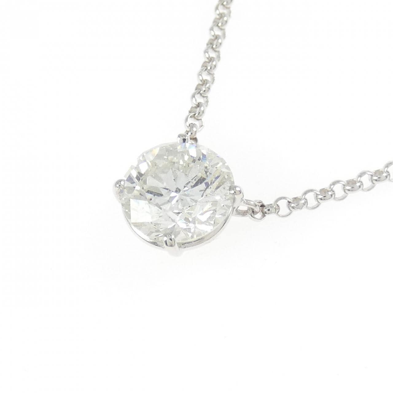PT900/750WG ダイヤモンド ネックレス 1.841CT I I1 VG