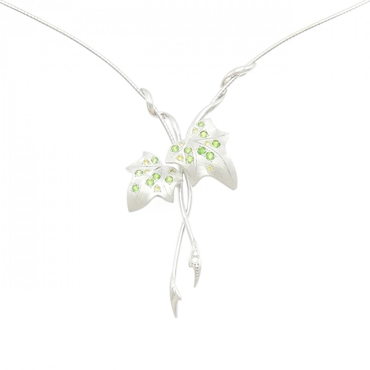 ミキモト デマントイドガーネット ネックレス 0.63CT