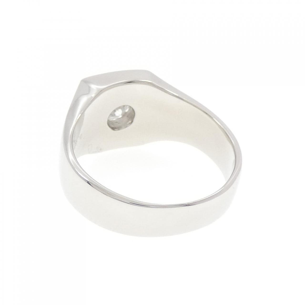 PT900 印台 ダイヤモンド リング 0.32CT