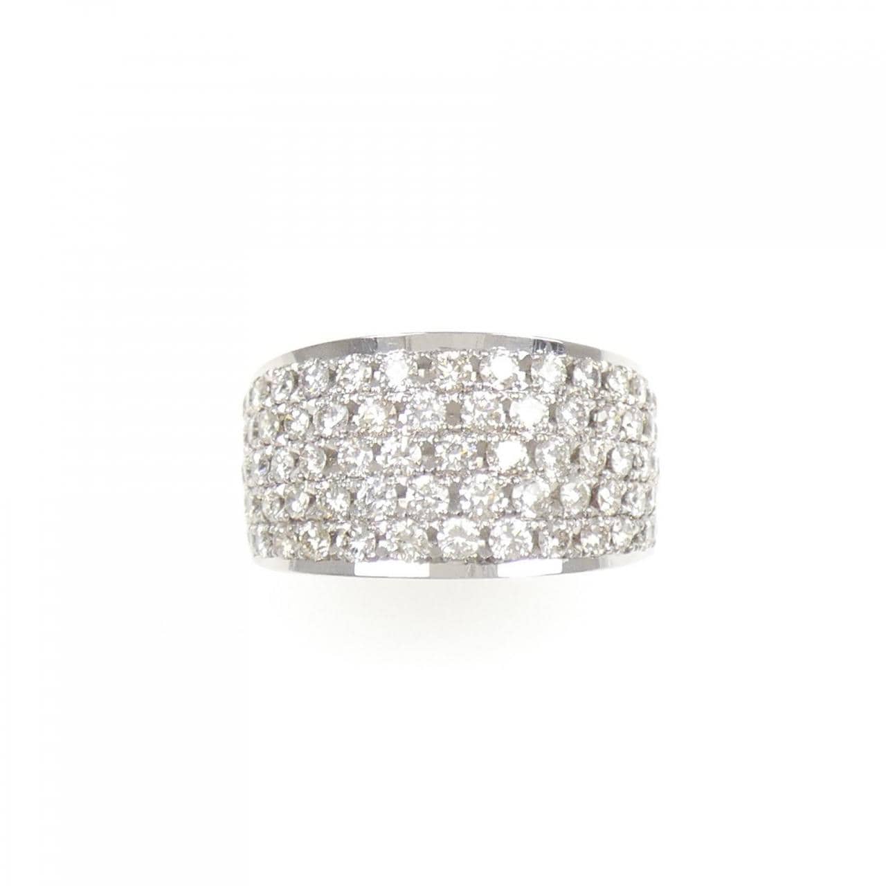 PT900 パヴェ ダイヤモンド リング 2.00CT