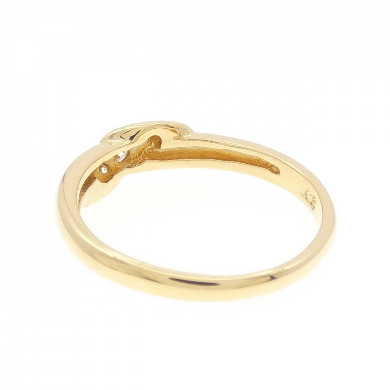 K18YG ダイヤモンド リング 0.06CT