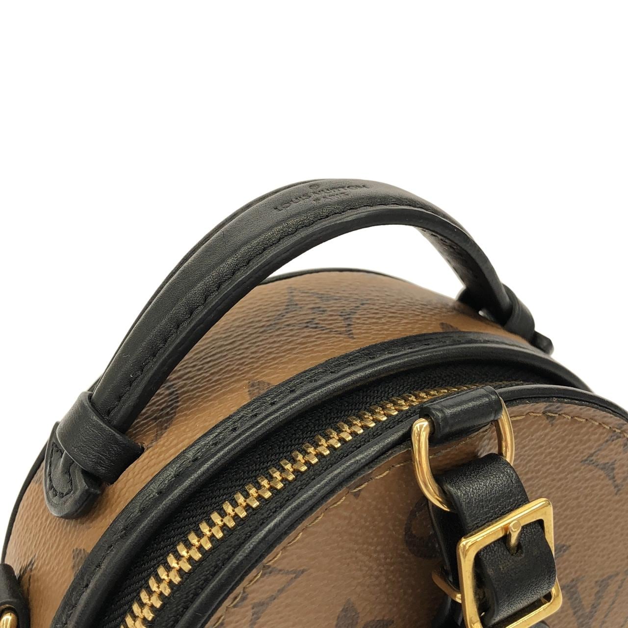 ルイヴィトン モノグラム リバース ミニ ボワット シャポー M68276 ショルダーバッグ