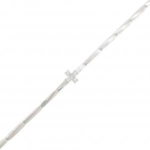 K18WG ダイヤモンド ブレスレット 0.10CT