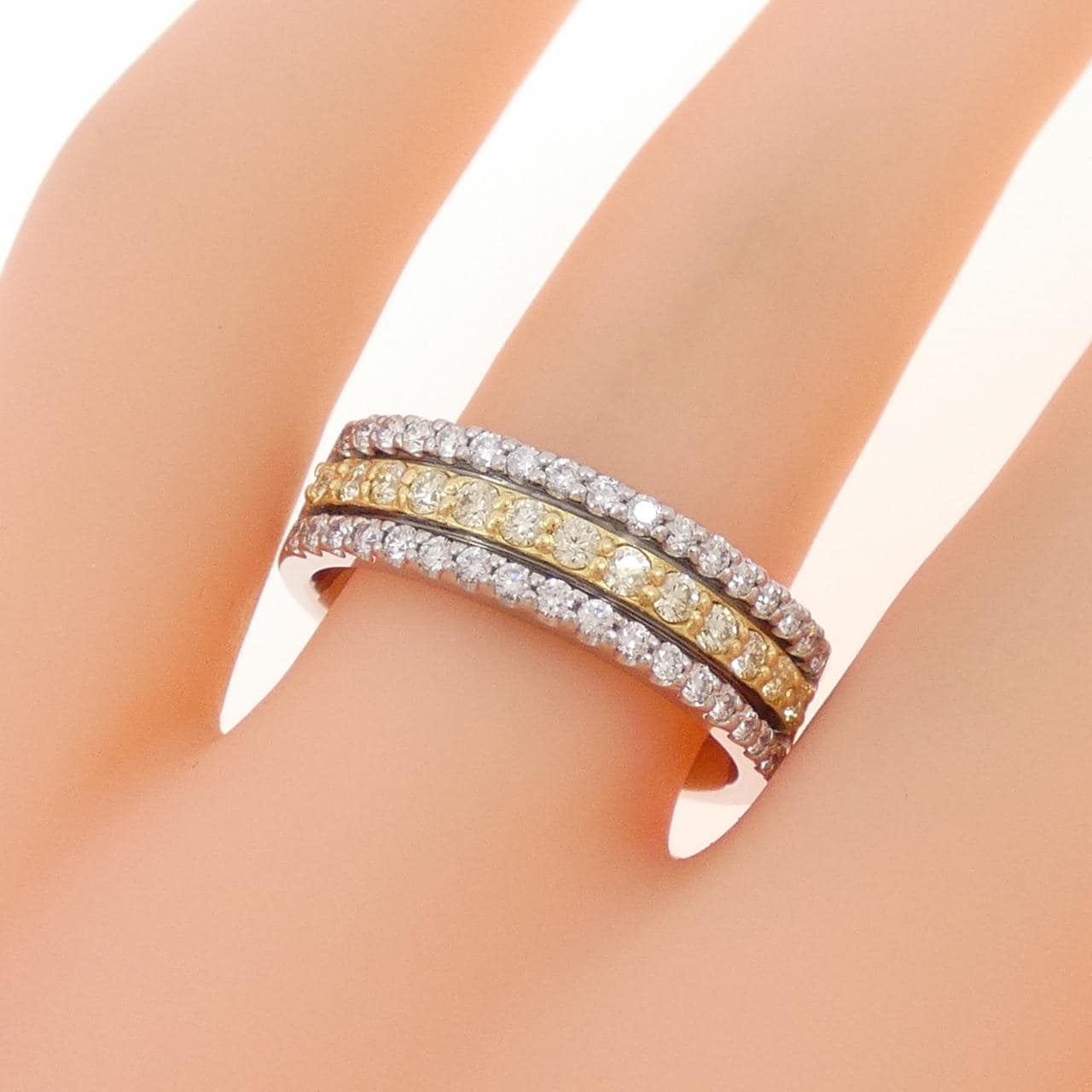 K18WG/K18YG ダイヤモンド リング 0.55CT