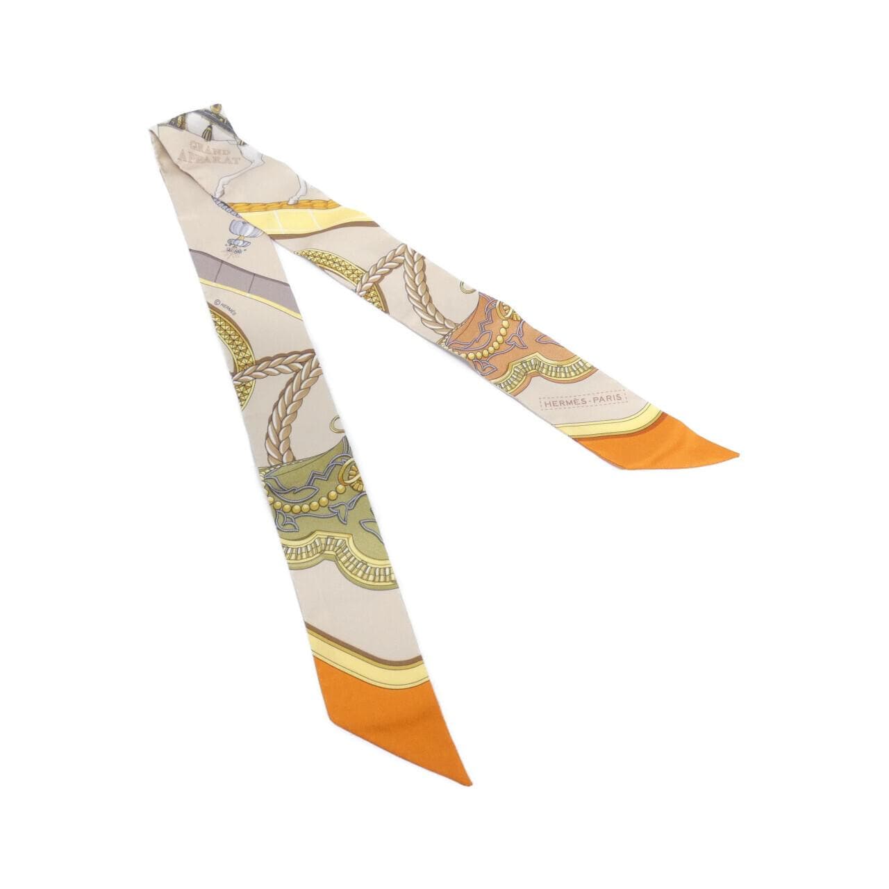 【未使用品】エルメス GRAND APPARAT ツイリー 061364S スカーフ