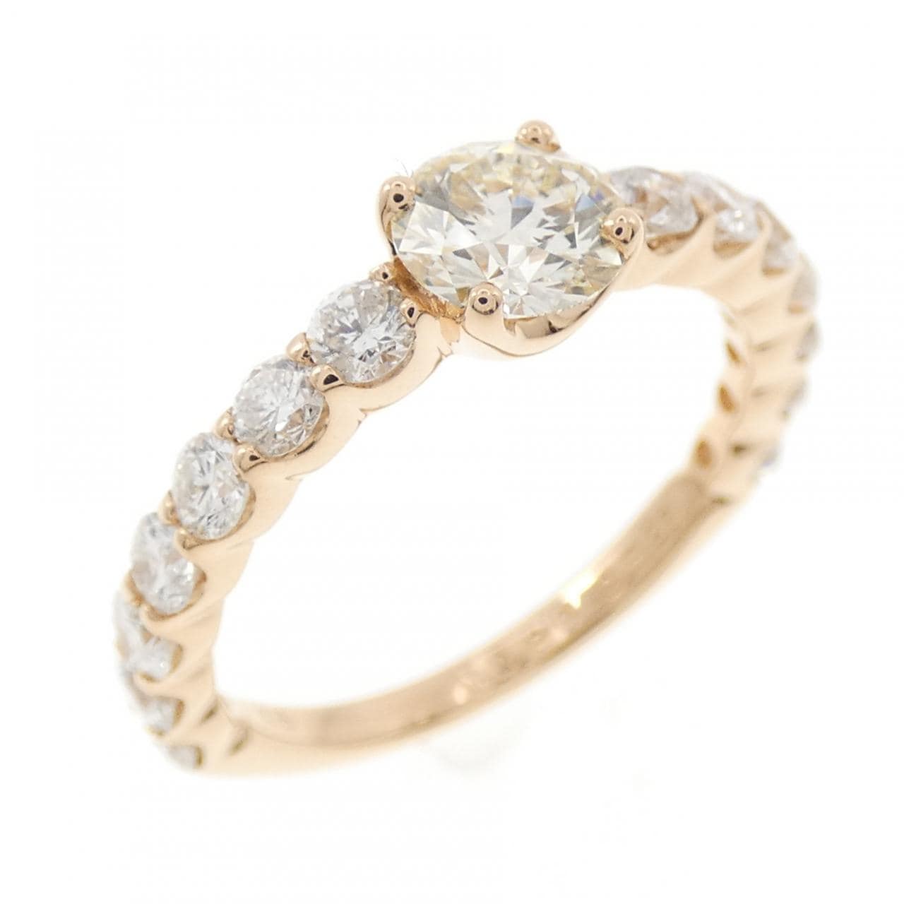 K18PG ダイヤモンド リング 0.525CT