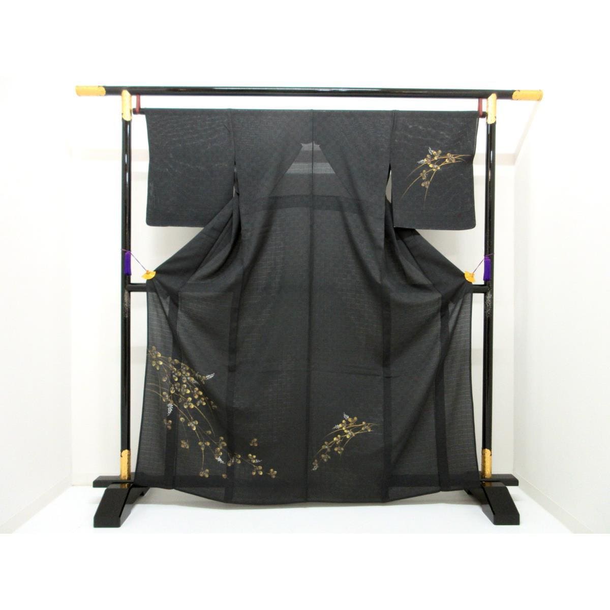 [Unused items] Single layer, silk-weave formal kimono