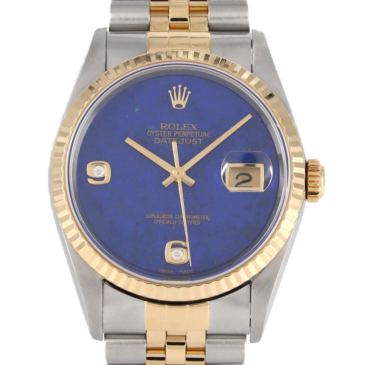 ROLEX Datejust 16233 2BR SSxYG Automatic P serial