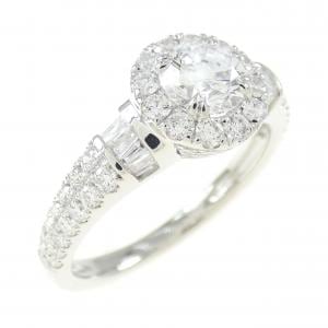 PT950 ダイヤモンド リング 0.55CT D IF 3EXT