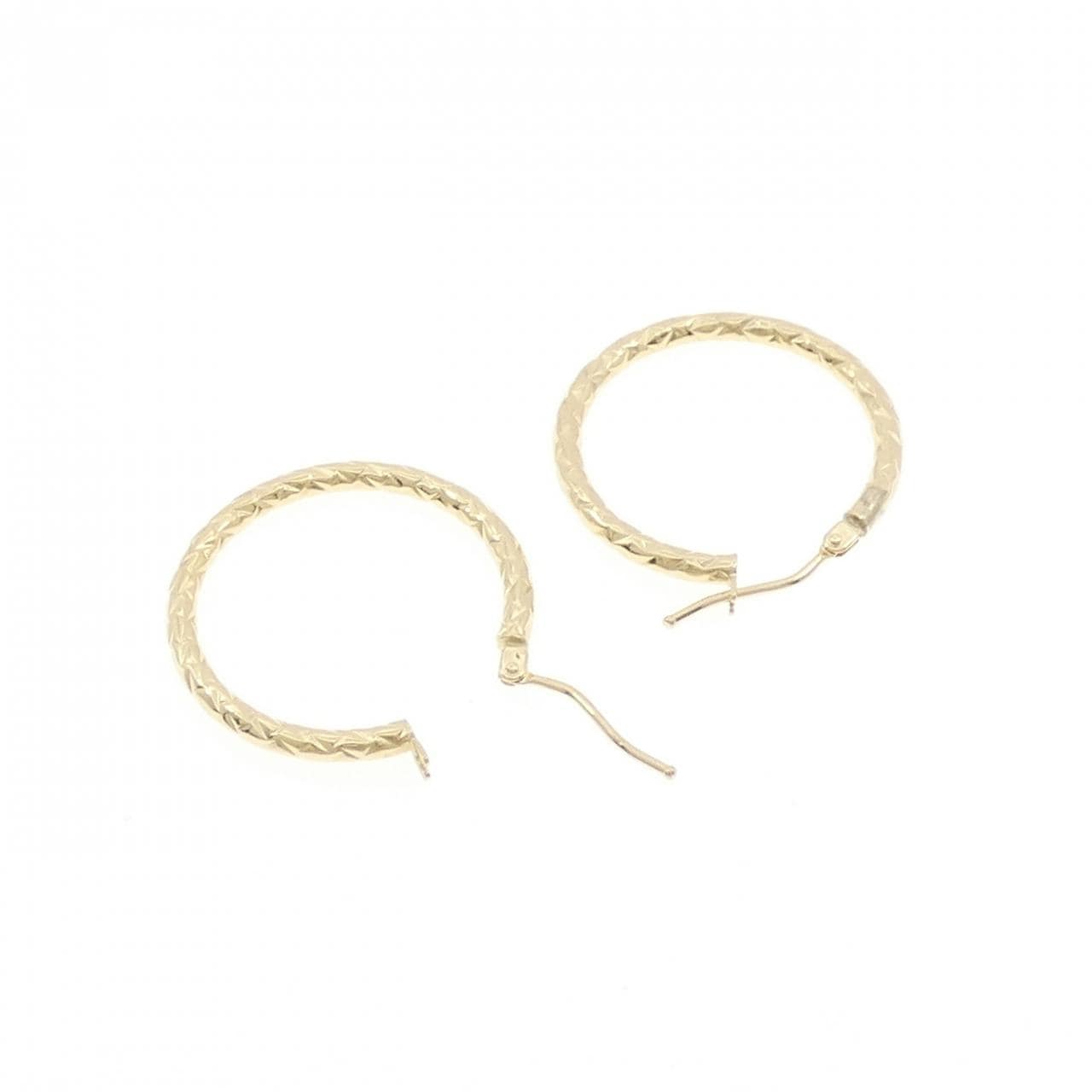 【新品】750YG フープ ピアス