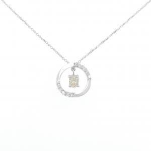 K18WG ダイヤモンド ネックレス 0.23CT