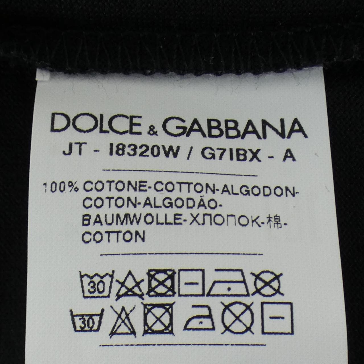 ドルチェアンドガッバーナ DOLCE&GABBANA I8320W/G7IBX Tシャツ