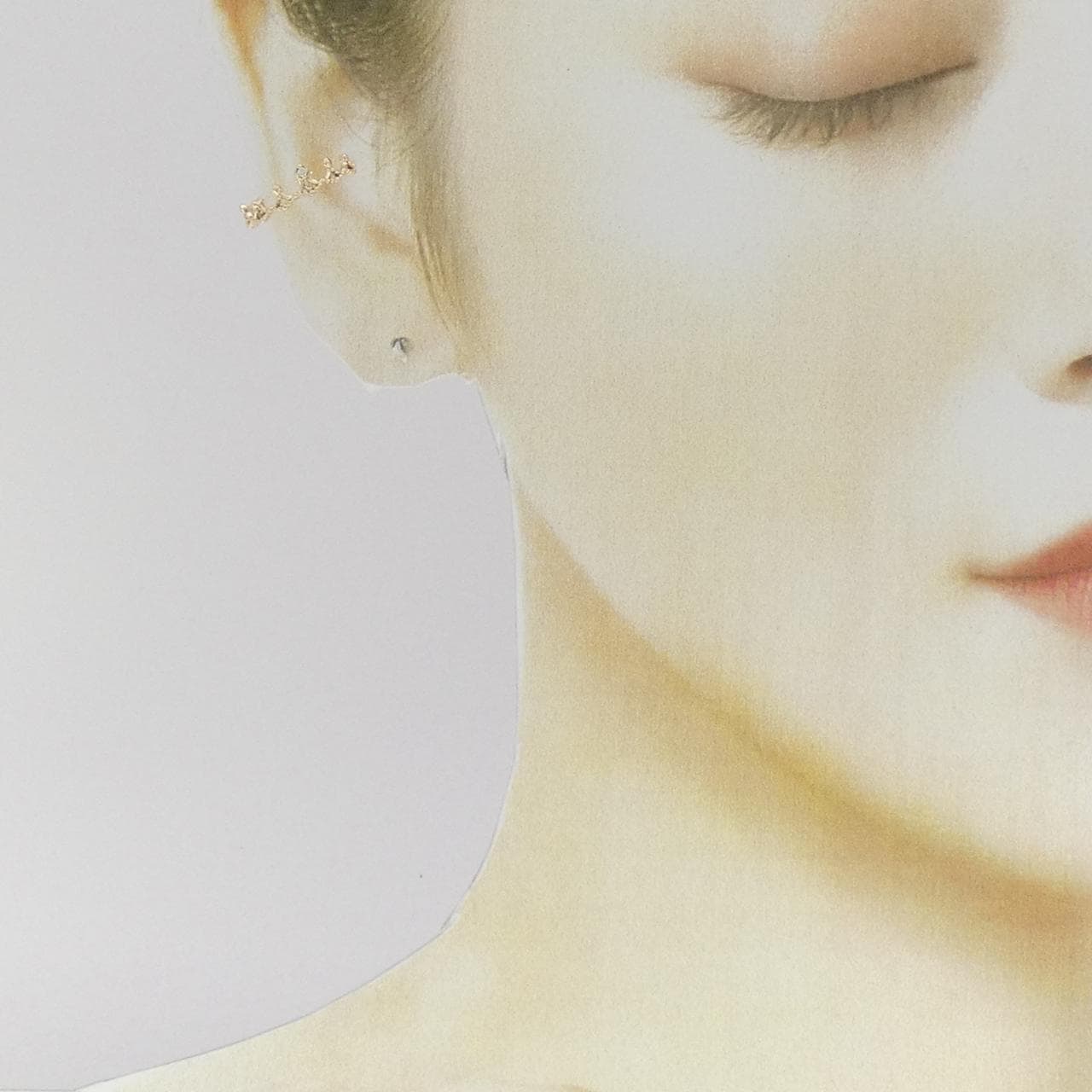 ノジェス ダイヤモンド イヤーカフ 0.008CT 片耳