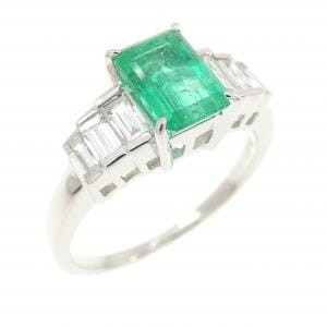 PT900 エメラルド リング 1.02CT