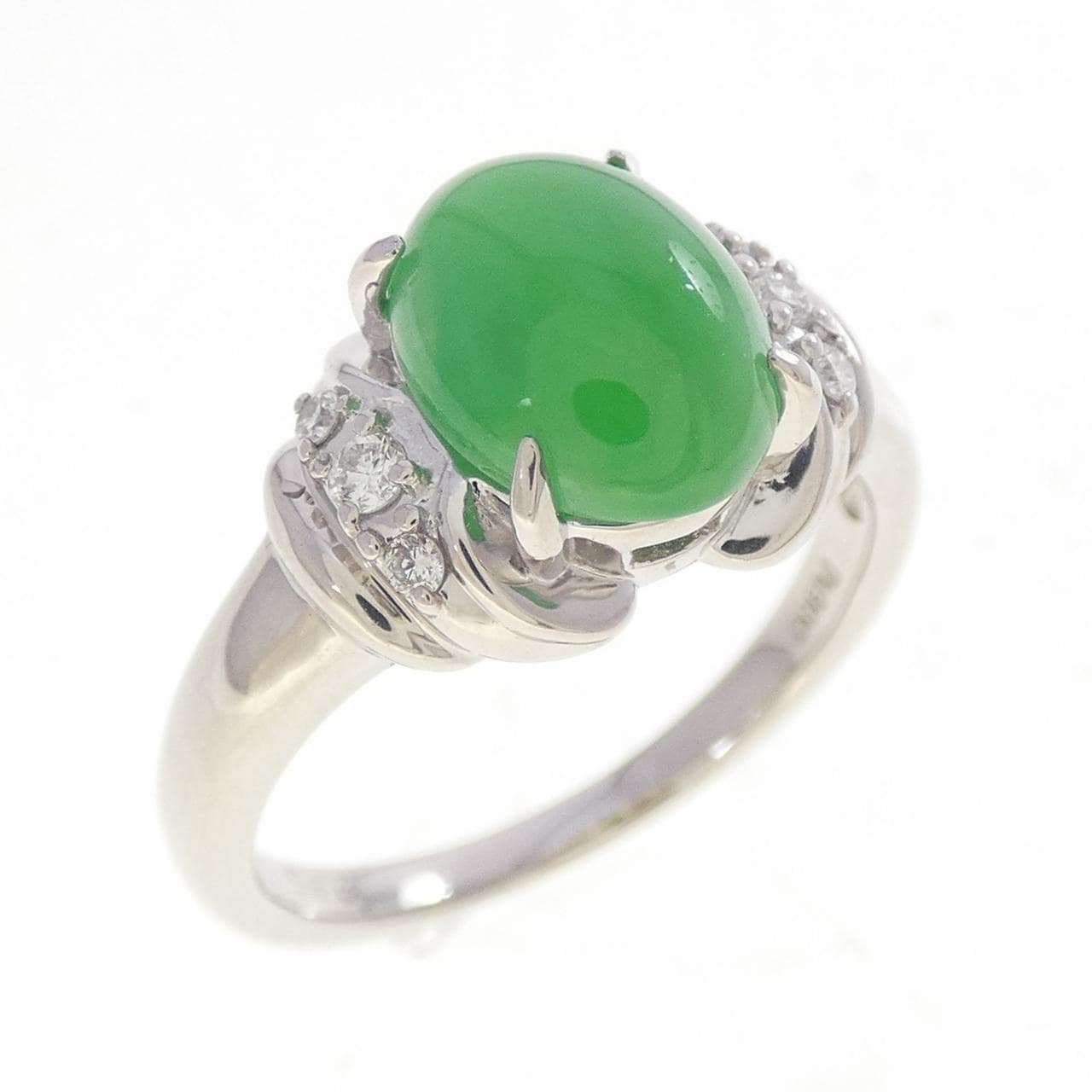 PT900 ヒスイ リング 2.75CT