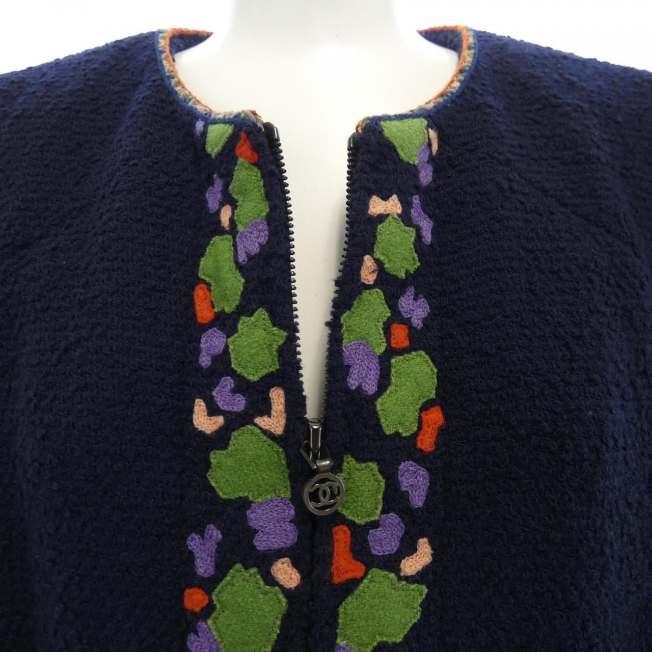 シャネル CHANEL ノーカラージャケット