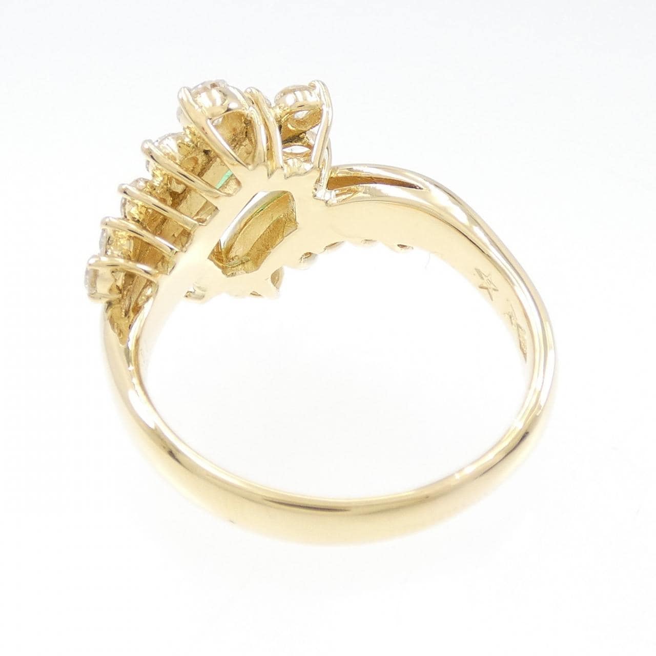 ギンザ タナカ エメラルド リング 0.23CT