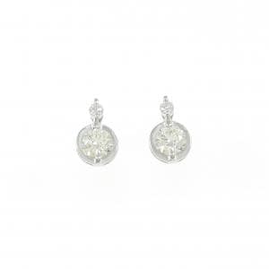 PT900 ダイヤモンド ピアス 0.464CT