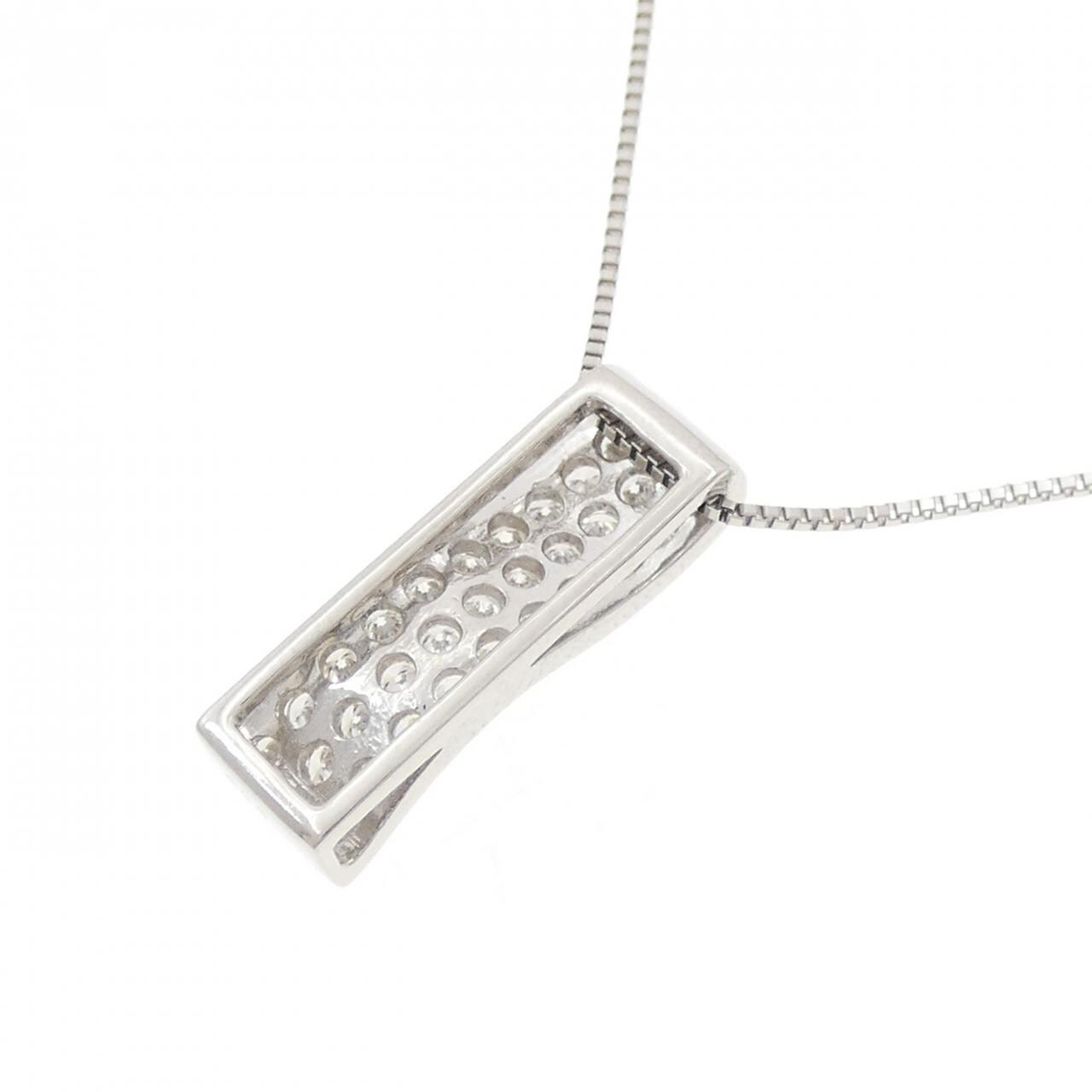 PT900/PT850 パヴェ ダイヤモンド ネックレス 0.46CT