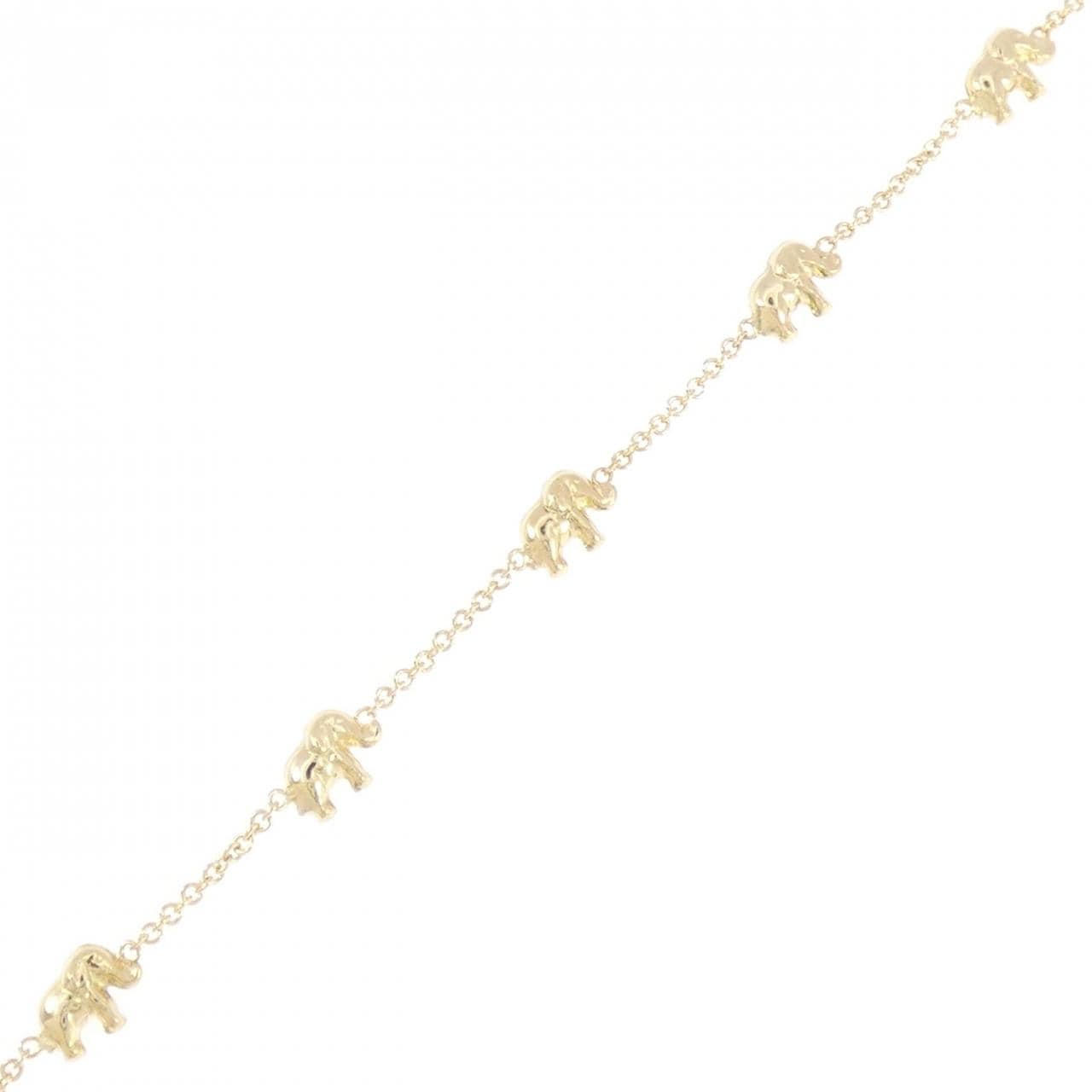750YG エレファント ブレスレット