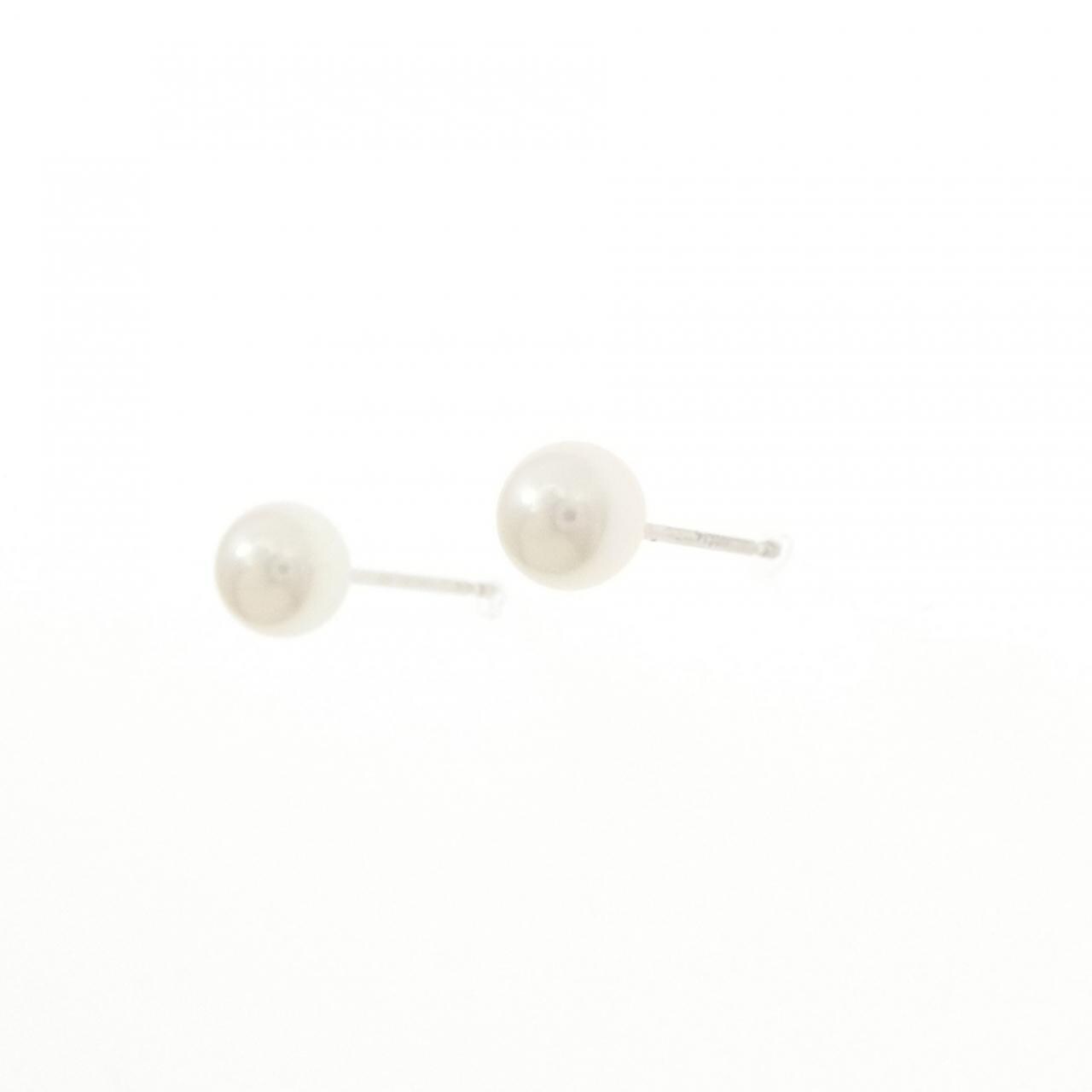 PT950/PT900 アコヤパール ピアス 5.3mm