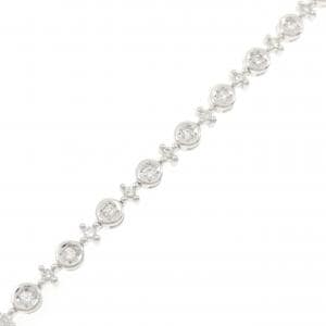 K18WG ダイヤモンド ブレスレット 1.00CT