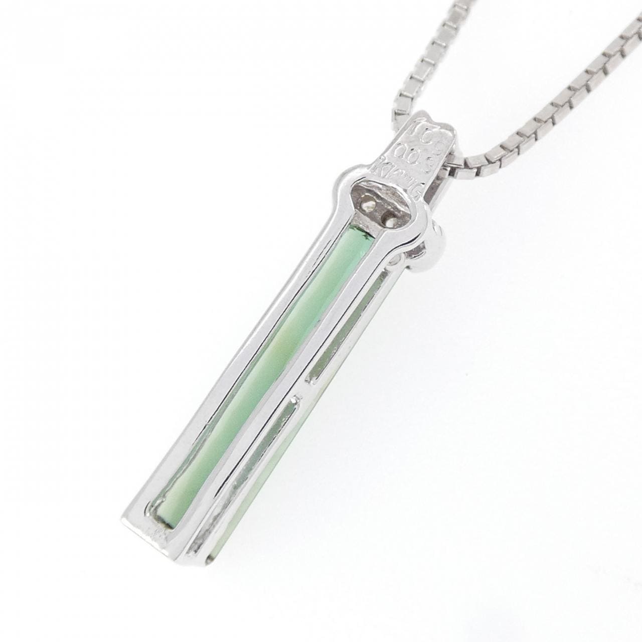 K18WG トルマリン ネックレス 1.09CT