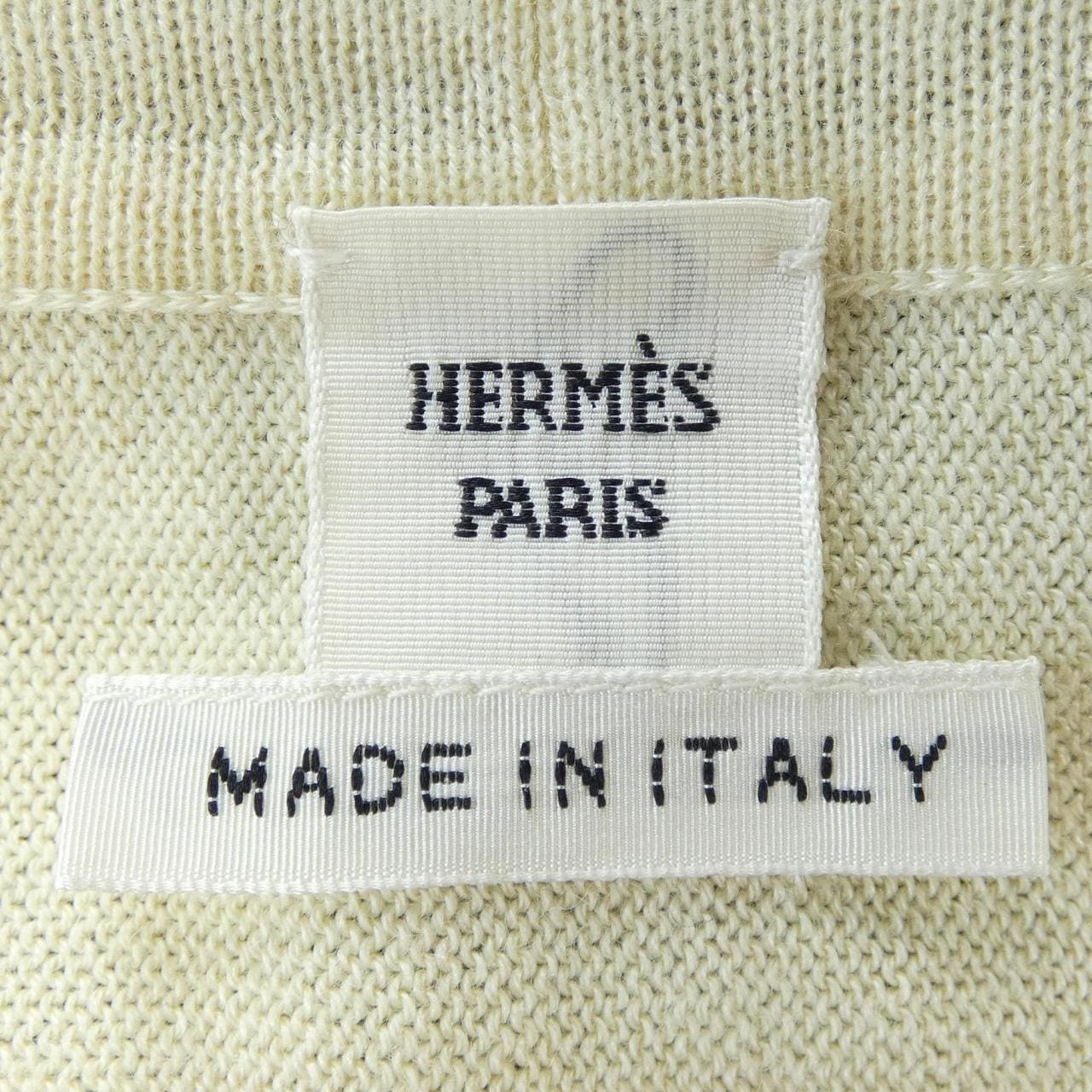 エルメス HERMES ツイルレーヌ ロングカーディガン
