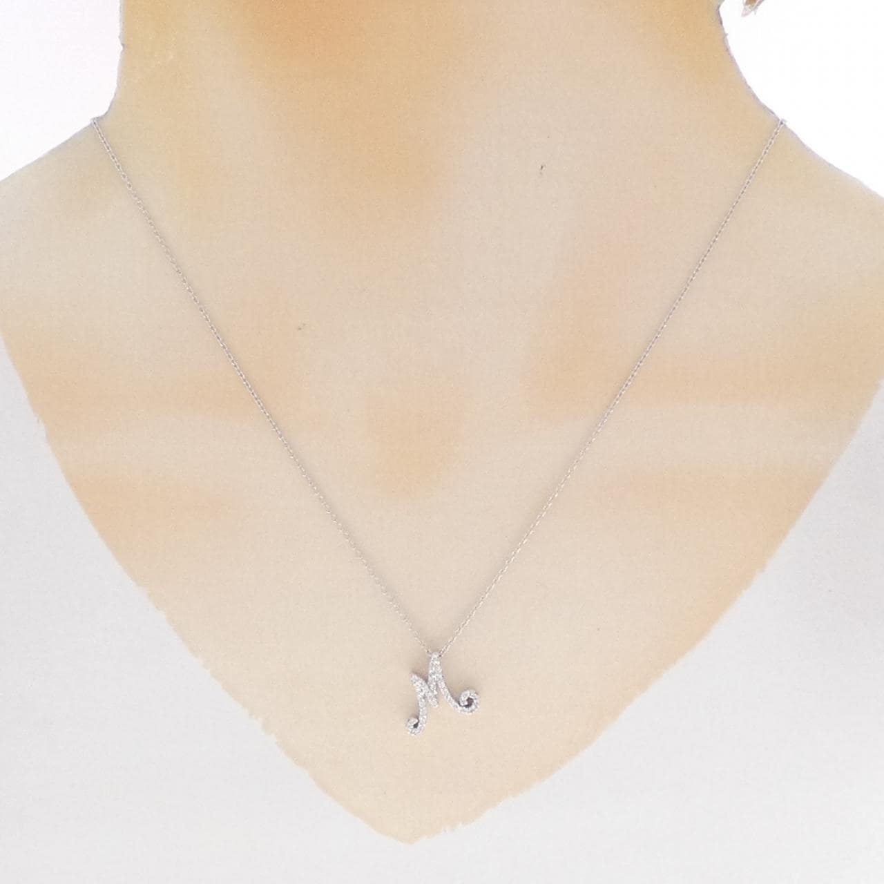 ポンテヴェキオ イニシャル ネックレス 0.16CT