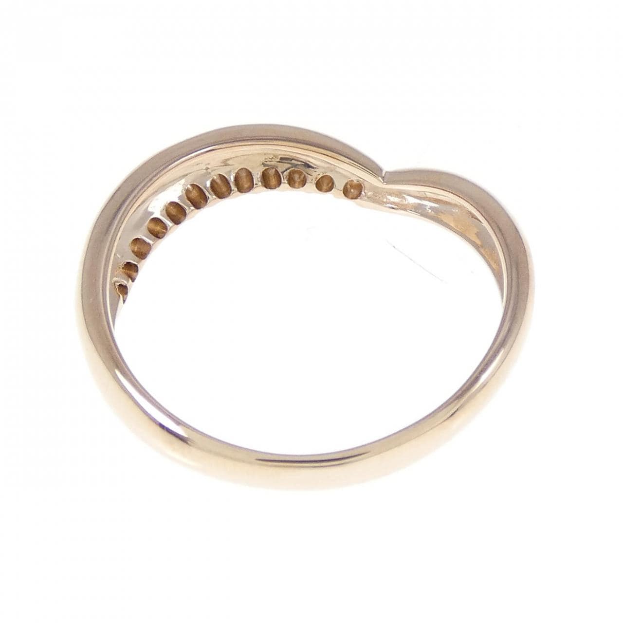 K18PG ダイヤモンド リング 0.18CT