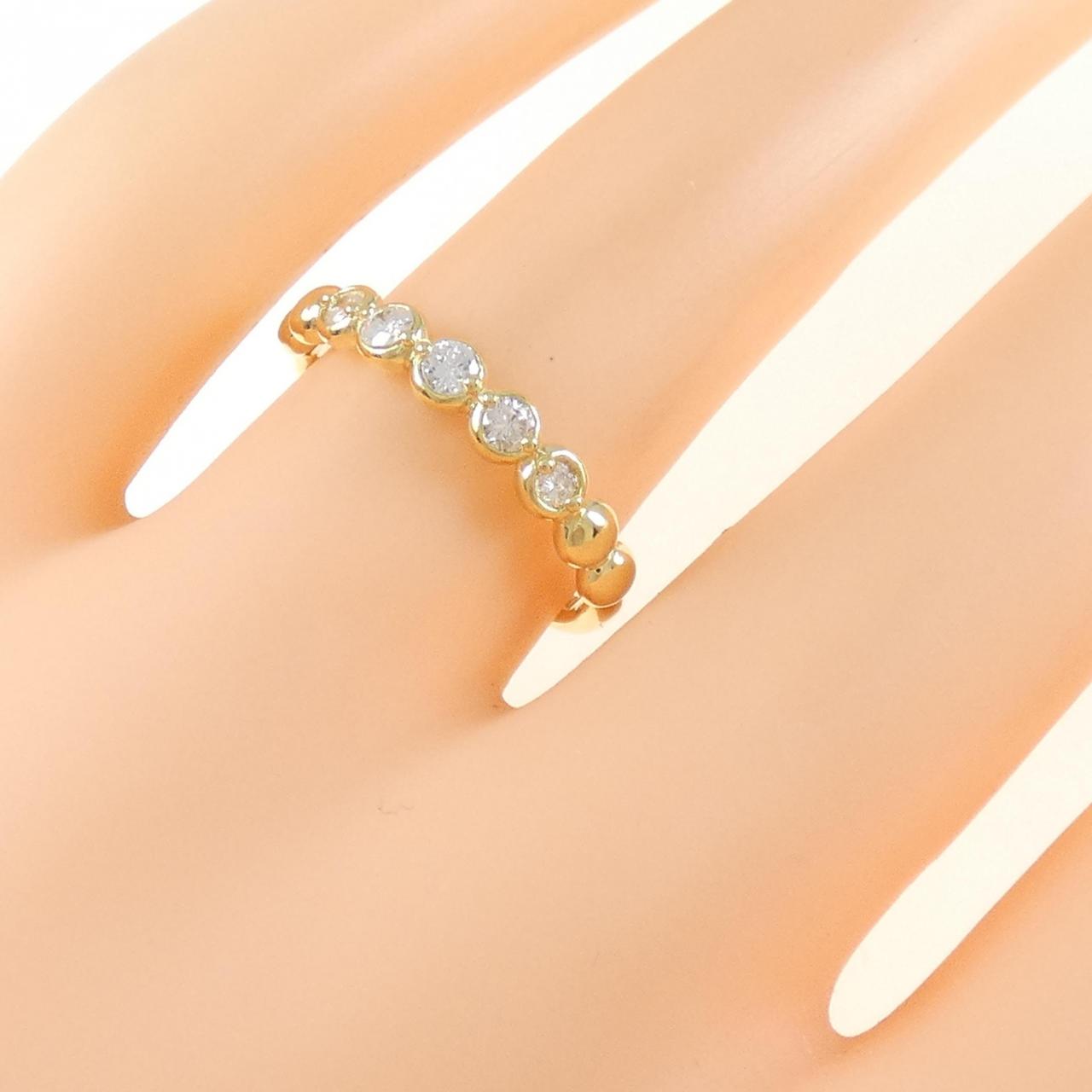 K18YG ダイヤモンド リング 0.2CT