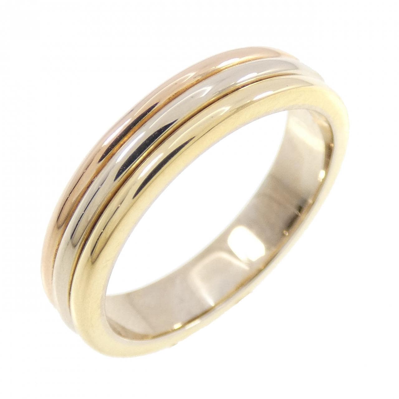 Cartier three gold wedding ring