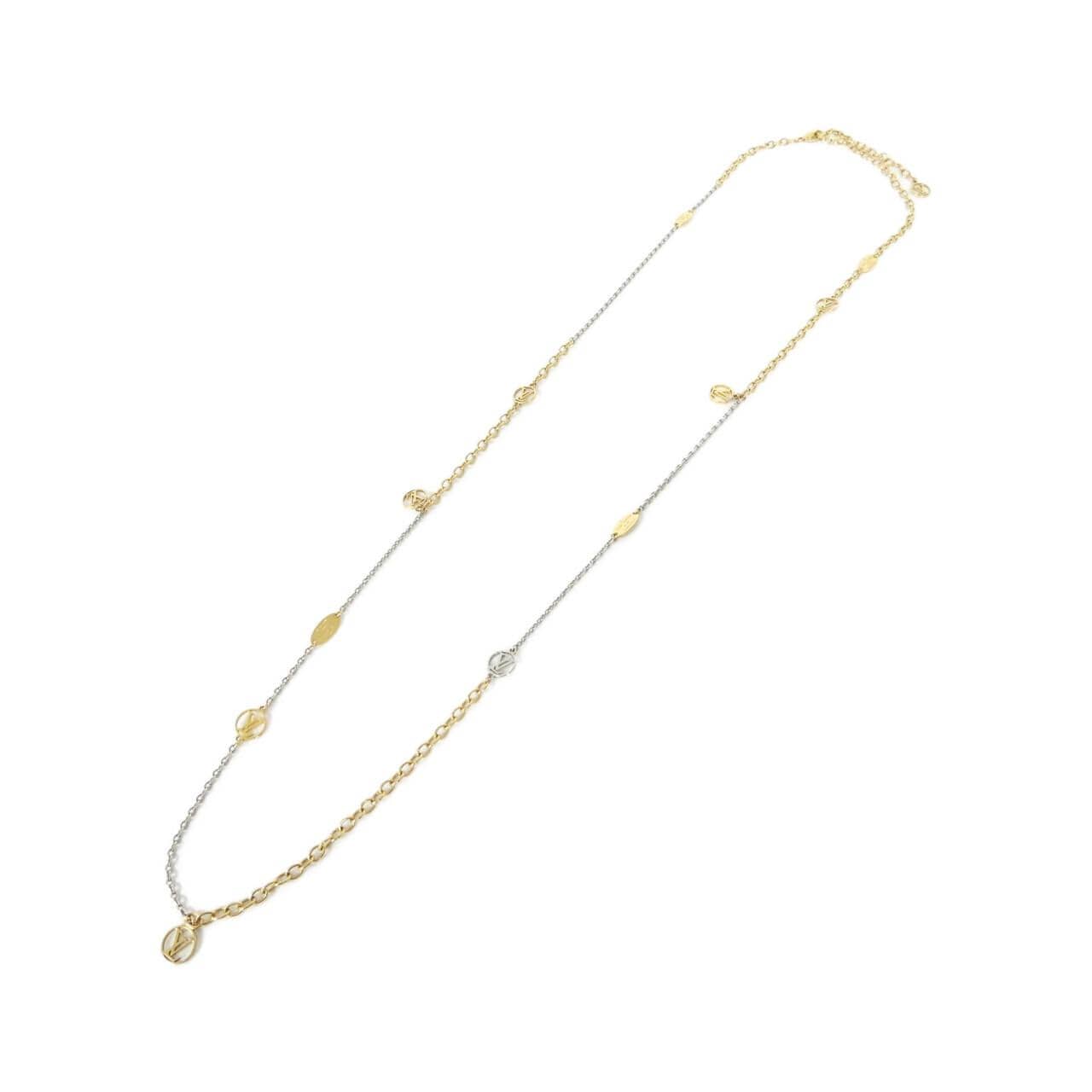 ルイヴィトン ソートワール ロゴマニア M68075 ネックレス