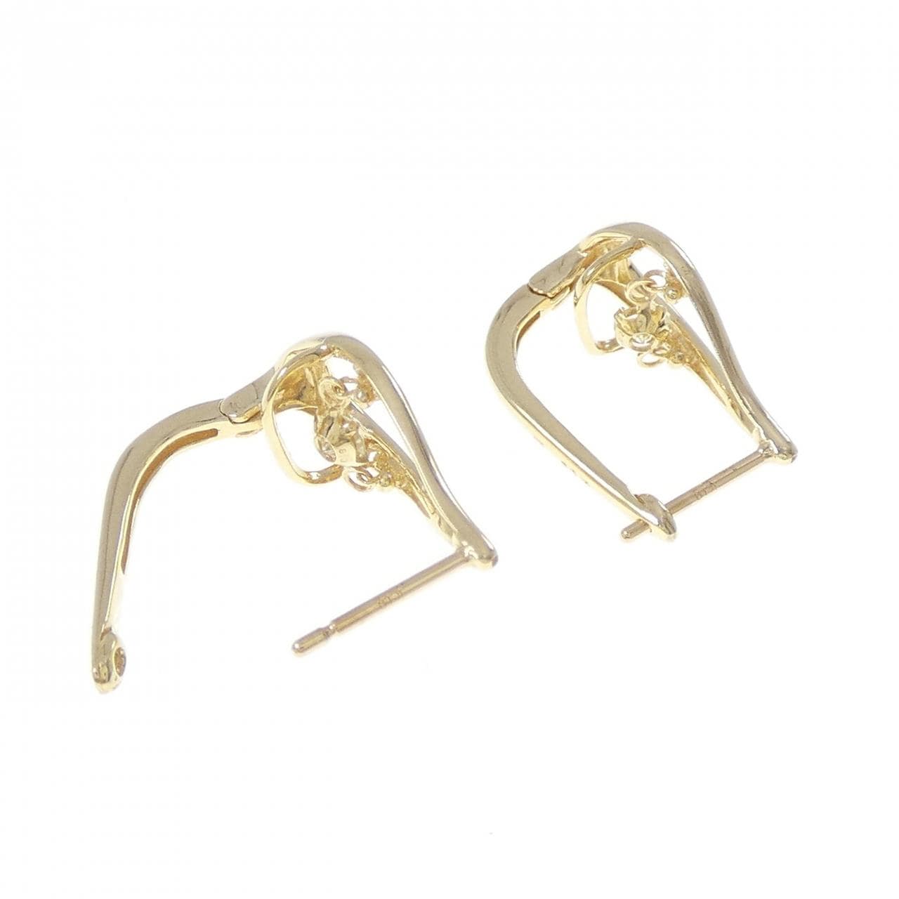 K18YG ダイヤモンド ピアス 0.16CT