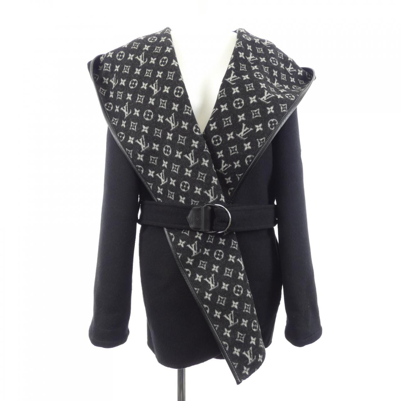 ルイヴィトン LOUIS VUITTON ベルテッドショートラップピーコート FMCO06QWE コート