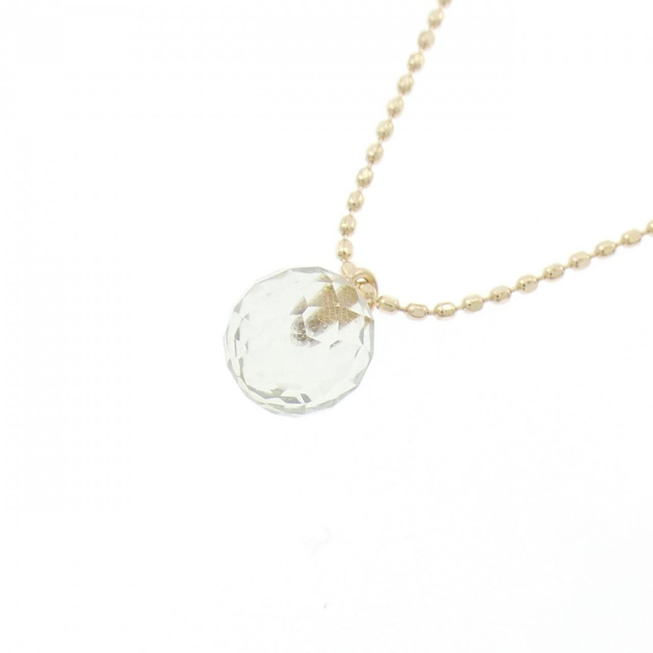 K10YG クオーツ ネックレス