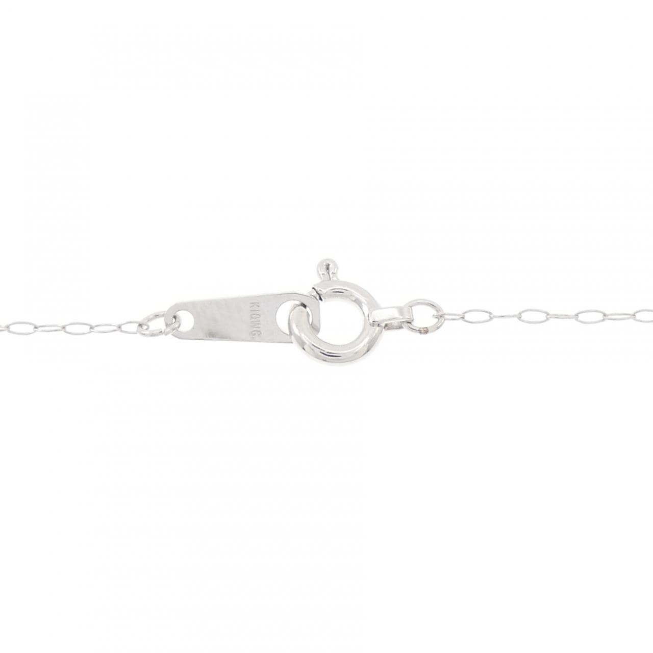 K10WG ダイヤモンド ネックレス 0.10CT