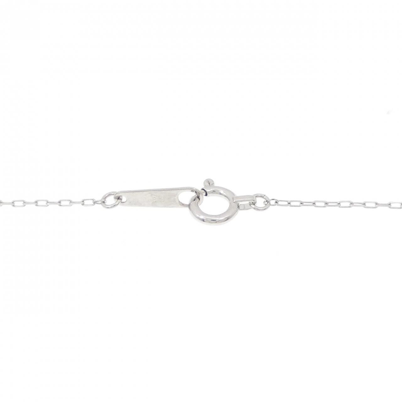 K18WG ダイヤモンド ネックレス 0.20CT