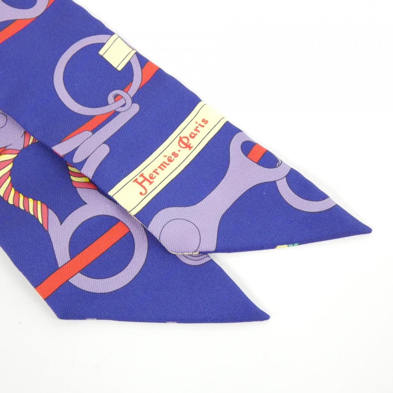HERMES PANOPLIE EQUESTRE Twilly 063231S Scarf