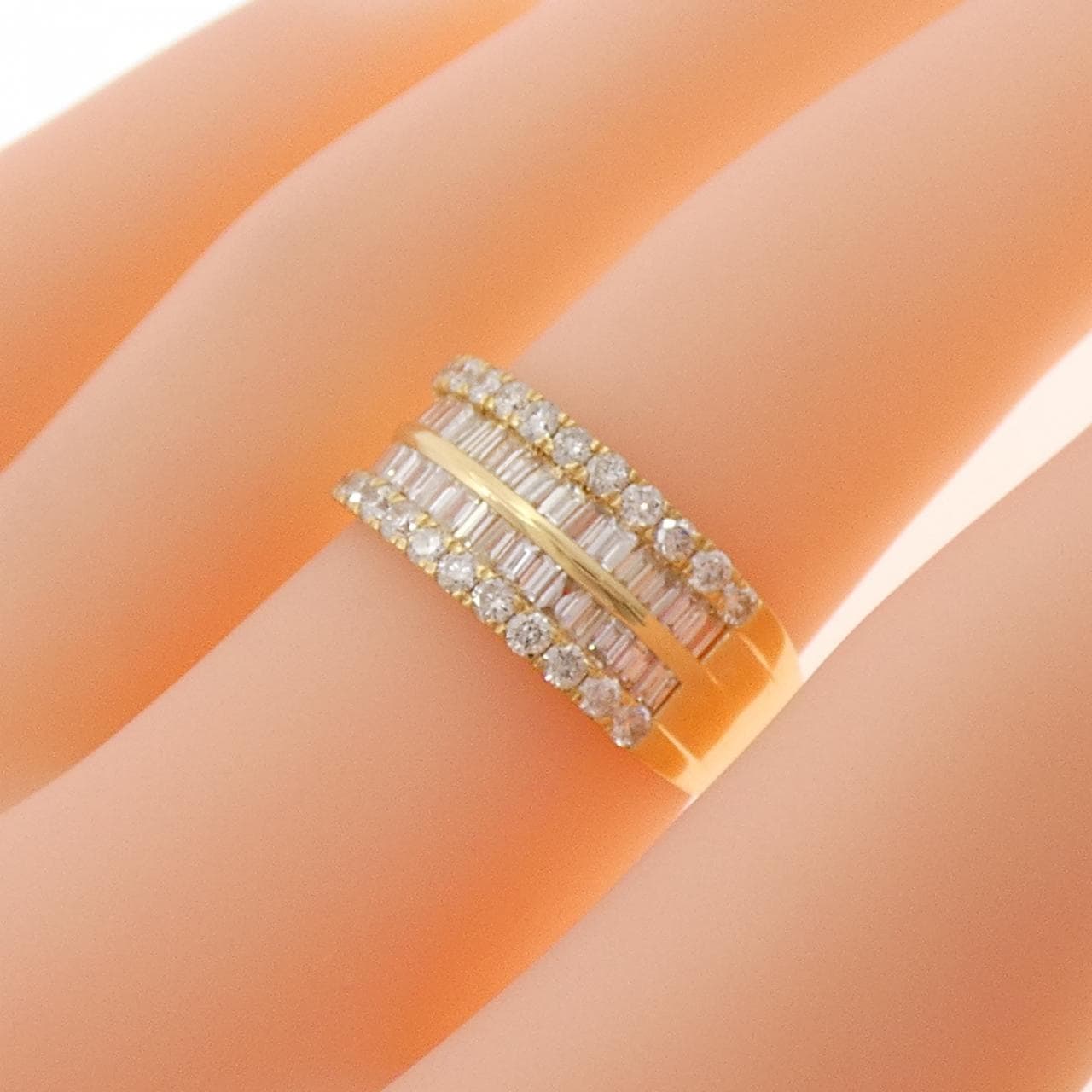 K18YG ダイヤモンド リング 1.00CT