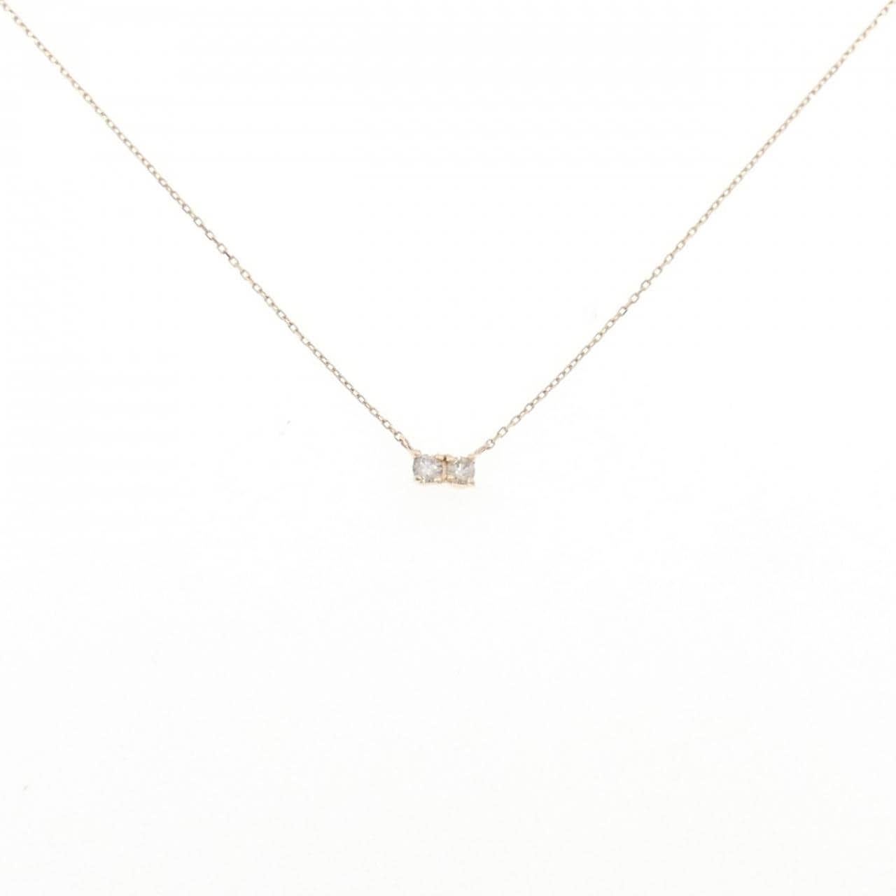 K10YG ダイヤモンド ネックレス 0.06CT