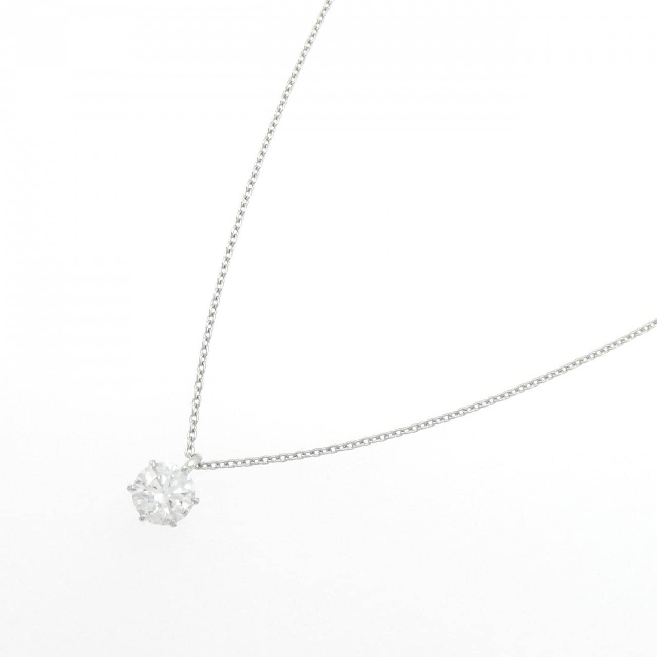 【リメイク】PT900/PT850 ダイヤモンド ネックレス 0.712CT D SI1 3EXT