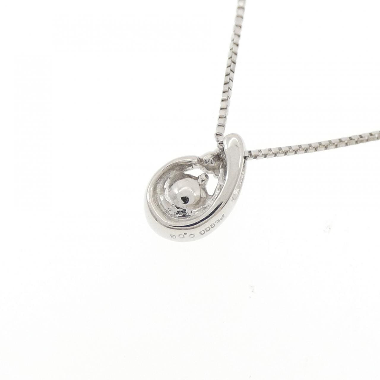 PT900/PT850 ダイヤモンド ネックレス 0.08CT