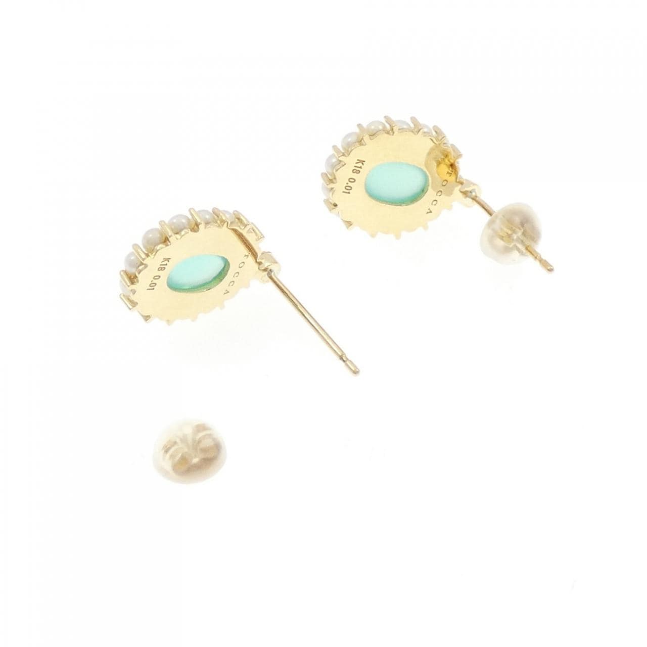 トッカ カラーストーン ピアス